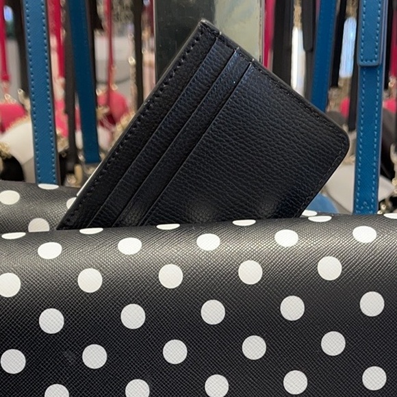 Kate Spade Madison Saffiano Leather Small Slim Card Holder
COLOR: Black 
NWT - Picture 10 of 16